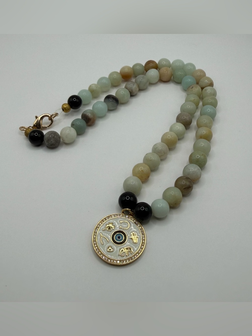Beaded Genuine Stone Necklace